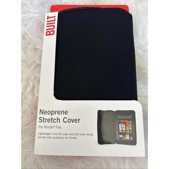 BUILT Other - New BUILT Black Neoprene Stretch Cover For All Models Of Kindle Touch